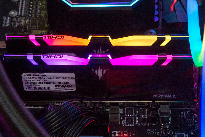 Обзор и тестирование комплекта оперативной памяти Inno3D iChill RGB DDR4-4000 16GB