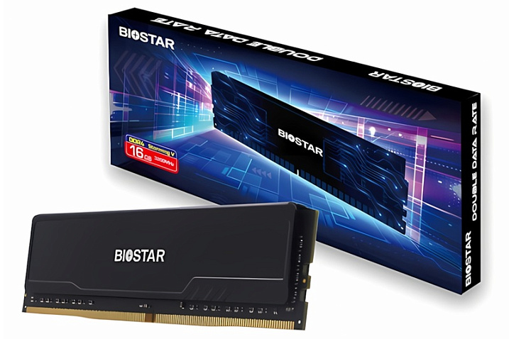 BIOSTAR выпустила доступную оперативную память DDR4 серии Storming V