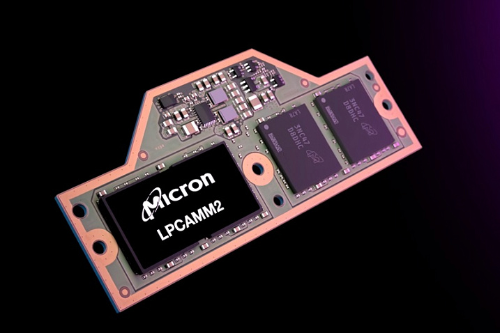 Micron представила модуль памяти LPCAMM2 – на 64% меньше SO-DIMM