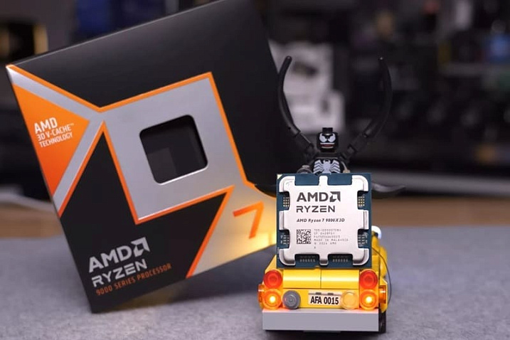 Ryzen 7 9800X3D и Ryzen 5 5500 продолжают лидировать по продажам