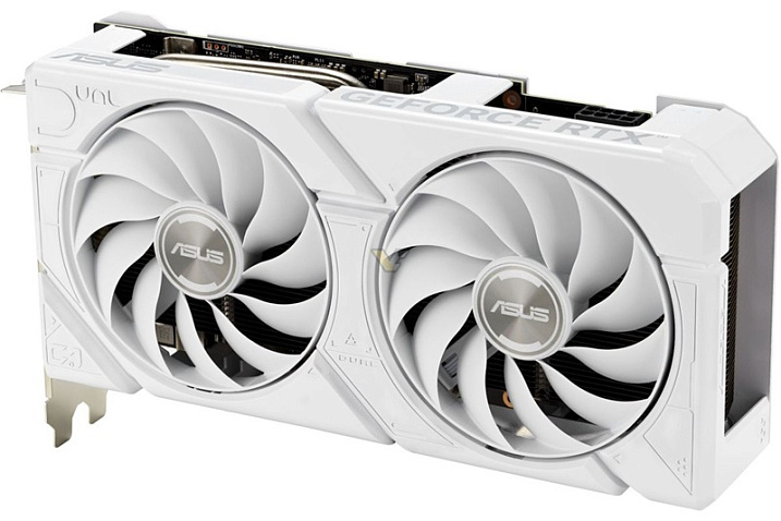 Видеокарты серии DUAL EVO White от ASUS полностью выполнены в белом цвете