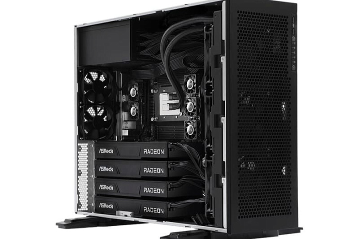 Рабочая станция ASRock GAI4G-R9700 оснащается четырьмя Radeon AI PRO R9700