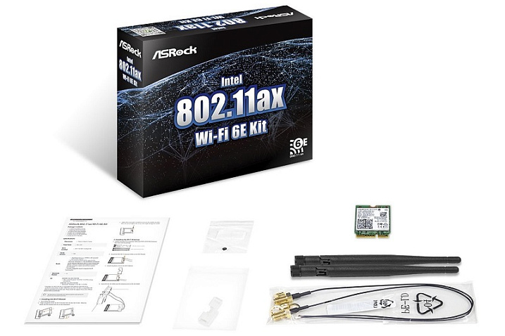 ASRock выпустила модули беспроводной связи Wi-Fi 6E для своих материнских плат
