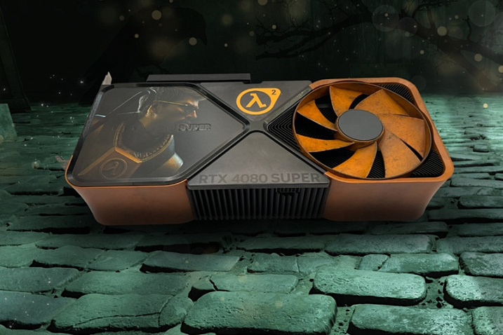 NVIDIA разыгрывает лимитированную GeForce RTX 4080 SUPER в честь 20-летия Half-Life 2