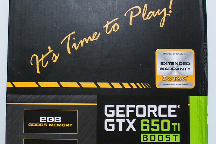 Обзор ZOTAC GeForce GTX 650Ti Boost