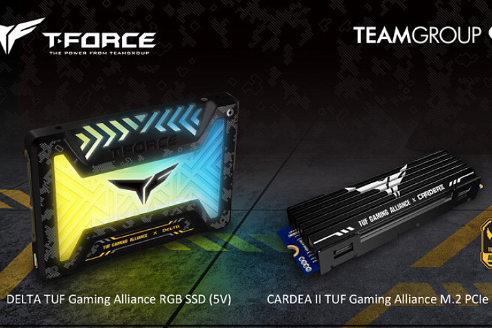 ASUS TUF Gaming и Team Group представили две линейки игровых твердотельных накопителей T-Force