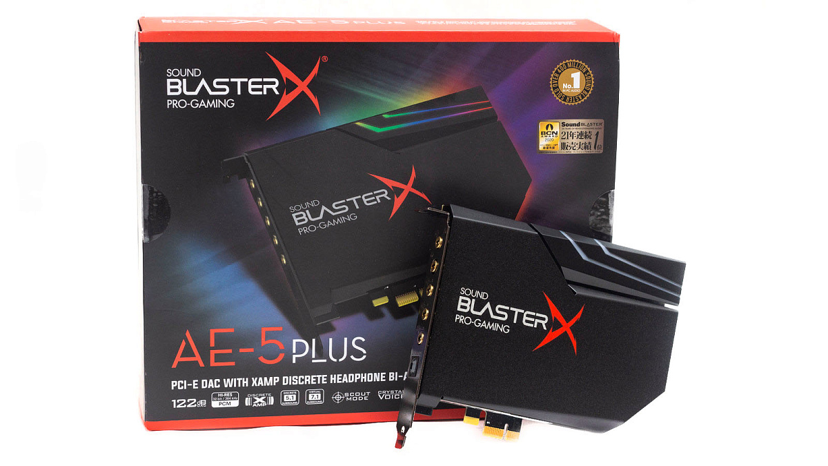 Внутренняя звуковая карта creative sound blaster ae 5 plus обзор