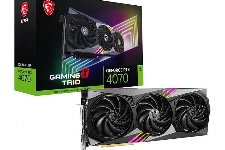 Партнеры NVIDIA представили свои версии видеокарты GeForce RTX 4070
