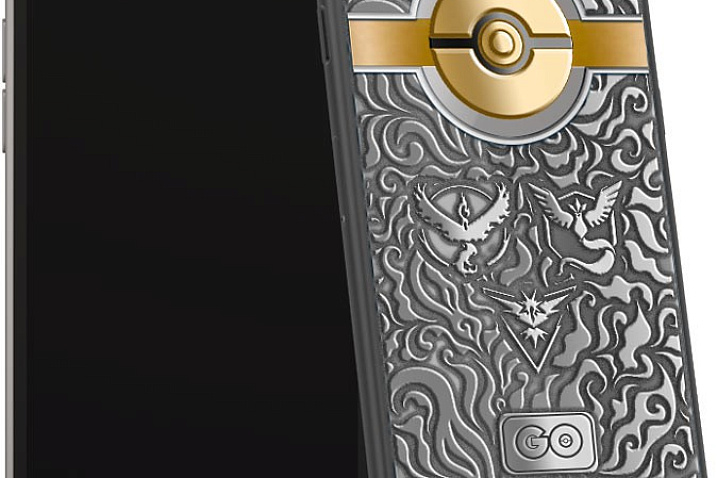 Компания Caviar оформила смартфон Apple в стиле приложения Pokemon GO