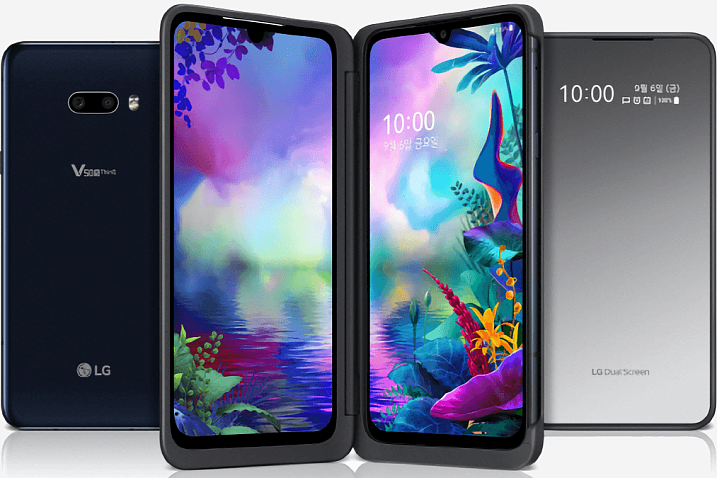 LG представила смартфон с двумя экранами G8X ThinQ