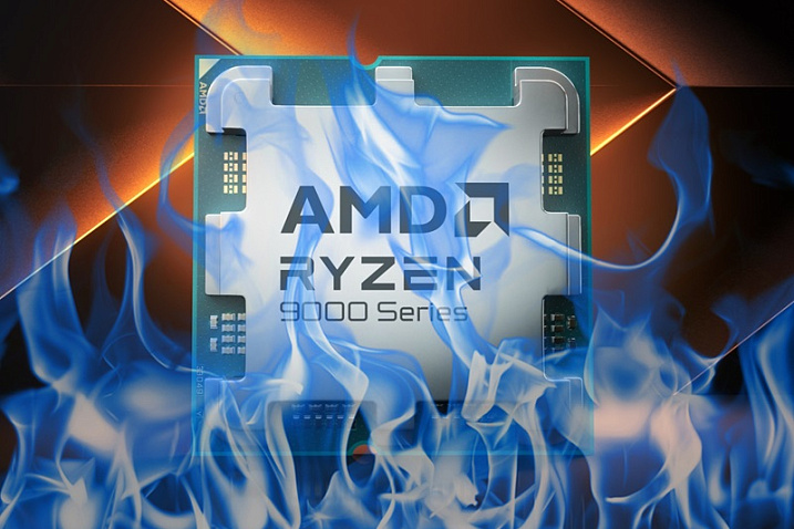 AMD объяснила причину существенного снижения потребления процессоров Ryzen 9000