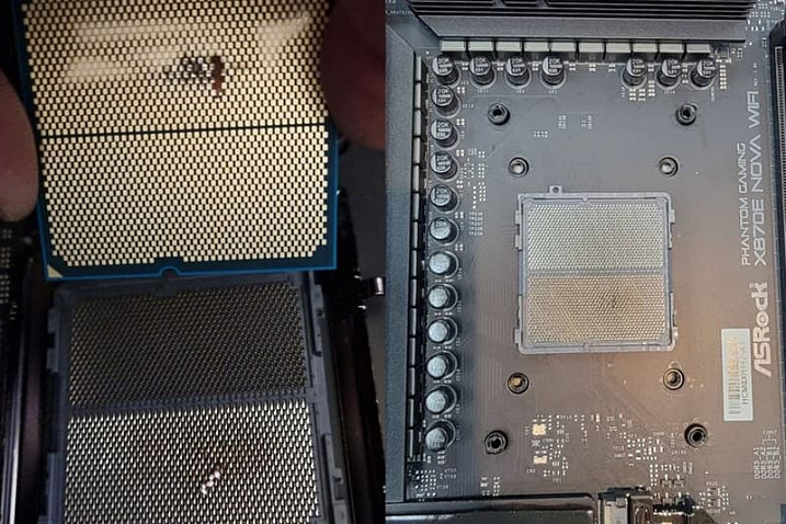 ASRock починила сгоревший сокет AM5 при помощи простой чистки