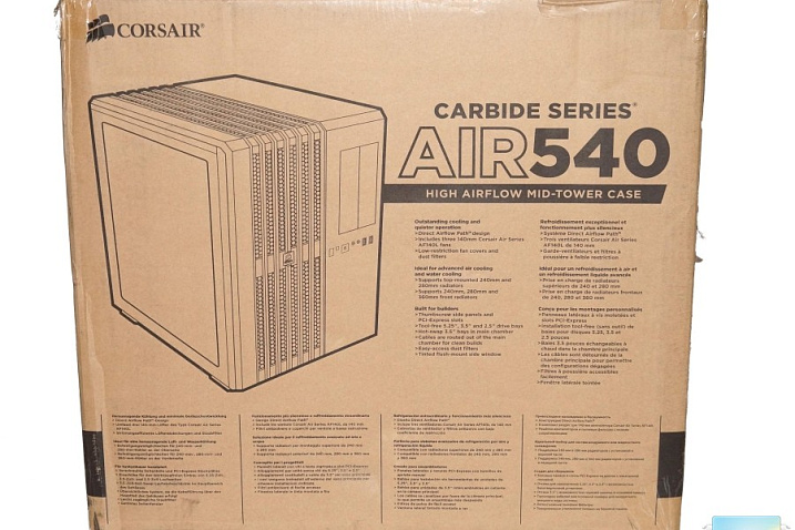Обзор и тест Corsair Carbide Air 540 Arctic White