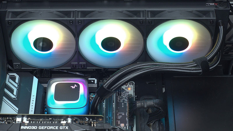 Обзор и тест системы жидкостного охлаждения DeepCool LE360 V2 Обзор и тест системы жидкостного охлаждения DeepCool LE360 V2