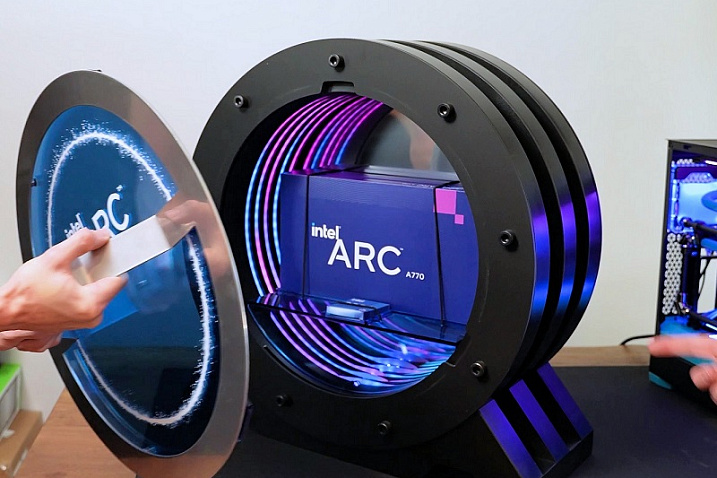 Энтузиасты собрали компьютеры на основе видеокарты Intel Arc A770