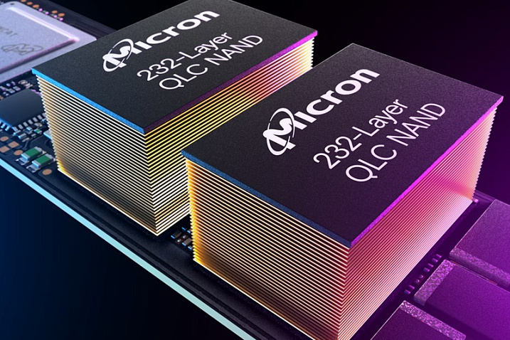 В первом квартале Micron увеличила выручку от продажи памяти NAND на 50%