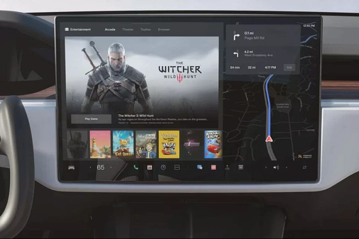 NHTSA изучает игровую функцию Tesla Passenger Play