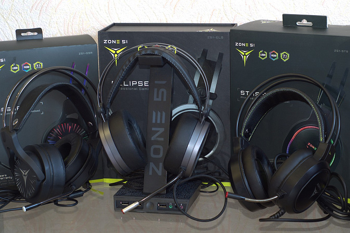 Сводный обзор игровых гарнитур Zone 51 QUASAR, Zone 51 ECLIPSE и Zone 51 STASIS