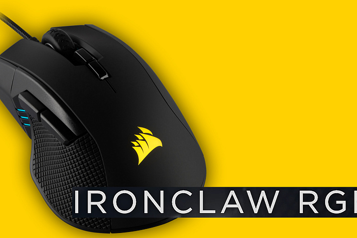 Обзор и тест игровой мыши Corsair Ironclaw RGB Wireless