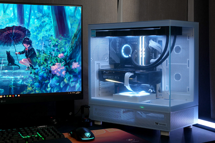 Обзор и тест корпуса Thermaltake View 270 TG ARGB в расцветке Hydrangea Blue