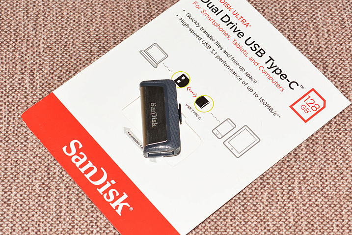 Обзор USB флеш-накопителя Sandisk Ultra Dual Drive USB Type-C