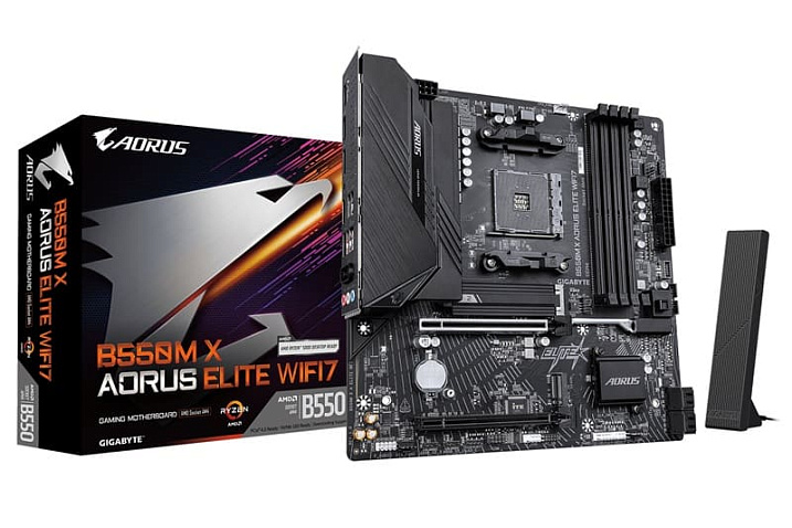 GIGABYTE представила новую серию материнских плат B550 X