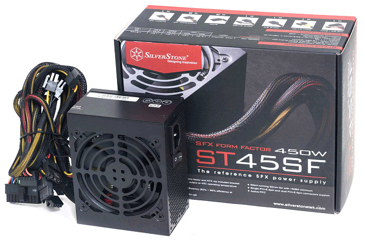 Обзор и тестирование блока питания SilverStone ST45SF v 3.0
