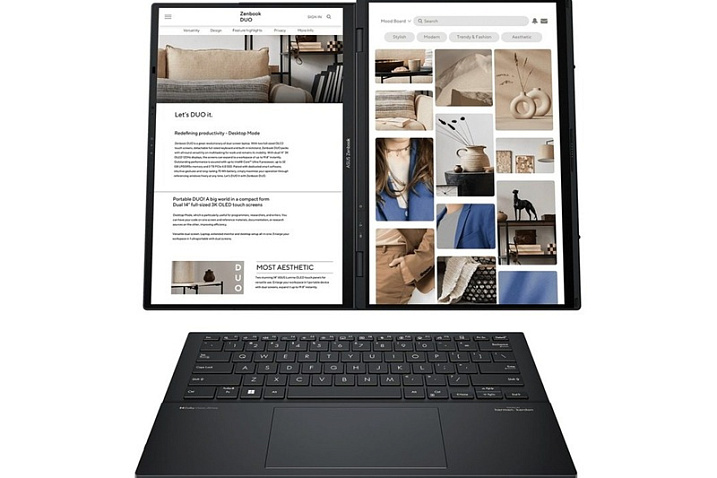ASUS Zenbook Duo с Core Ultra 9 285H замечен в продаже за $3800