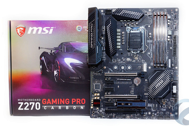 Обзор и тестирование материнской платы MSI Z270 GAMING PRO CARBON