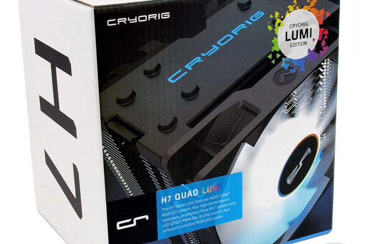 Обзор и тест процессорной системы охлаждения Cryorig H7 Quad Lumi