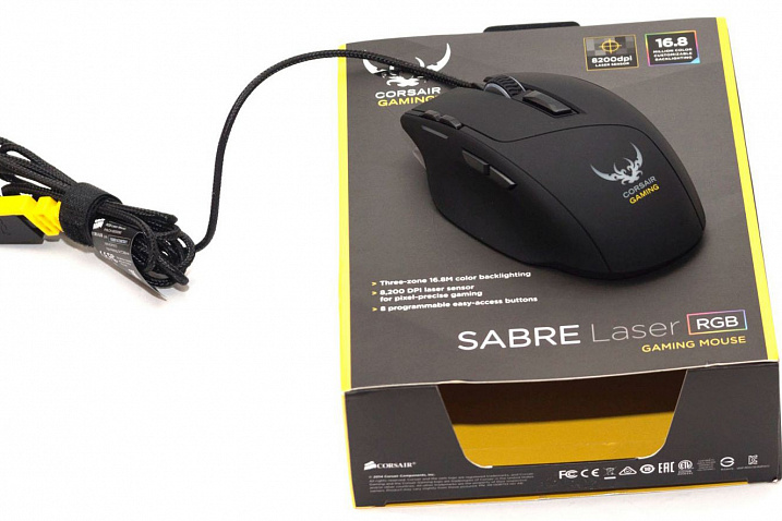 Обзор геймерской мыши Corsair Gaming Sabre Laser RGB (CH-9000090-EU)