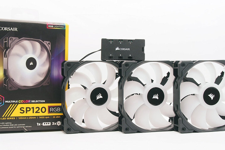 Обзор и тест комплекта вентиляторов Corsair SP120 RGB