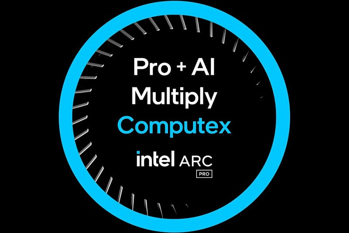 Intel тизерит показ профессиональных видеокарт Arc Pro на COMPUTEX 2025