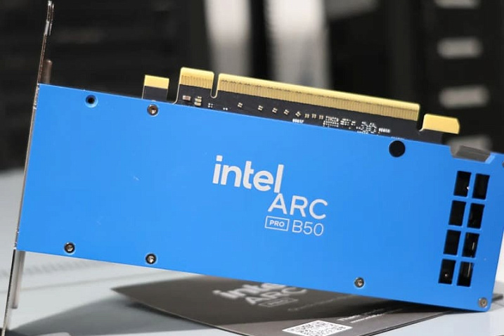Intel Arc Pro B50 удерживает лидерство по продажам среди видеокарт для рабочих станций