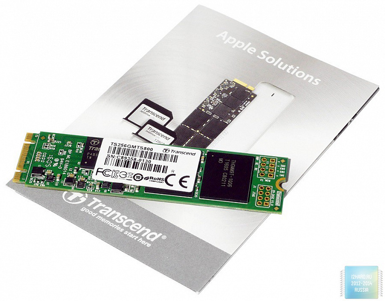 Обзор и тест SSD Transcend MTS800 256GB (TS256GMTS800)