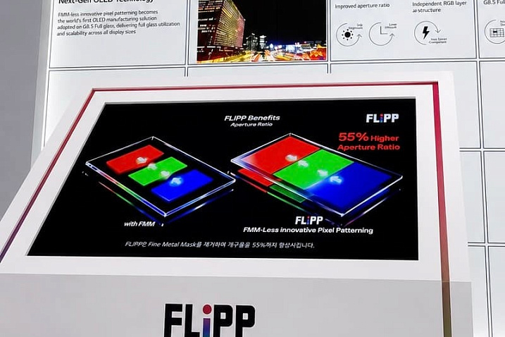 LG показала технологию FLiPP для создания дисплеев OLED: до 140% больший срок службы