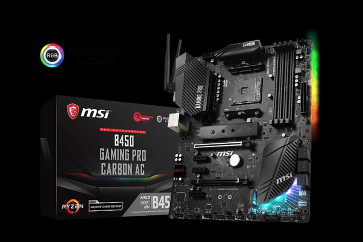 Обзор и тест материнской платы MSI B450 GAMING PRO CARBON AC