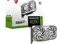 MSI готовится выпустить белые видеокарты GeForce RTX 4060/4070 Ventus 2X