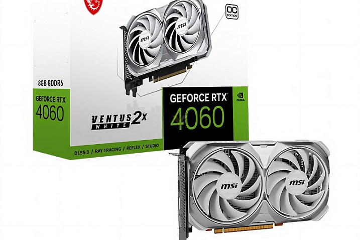 MSI готовится выпустить белые видеокарты GeForce RTX 4060/4070 Ventus 2X