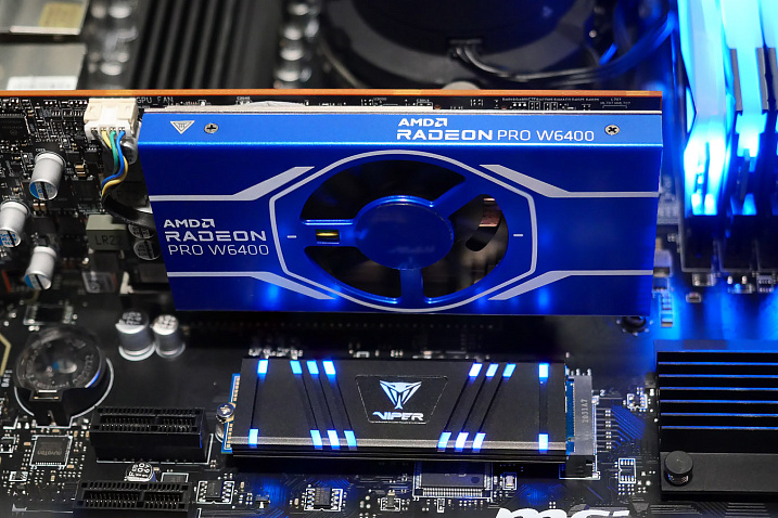Обзор и тест видеокарты AMD Radeon Pro W6400