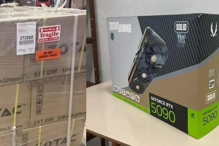 GeForce RTX 5090 из недавно украденной в Бразилии партии выставили на продажу