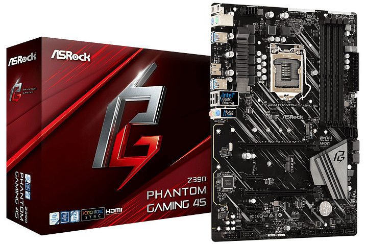 ASRock выпустила материнскую плату Z390 Phantom Gaming 4S