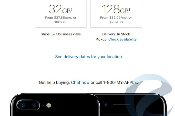 Apple прекратила продажу iPhone 7 с 256 ГБ памяти