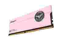 Память TEAMGROUP T-Force DDR5 XTREEM Diamond Rose выполнена в розовом цвете