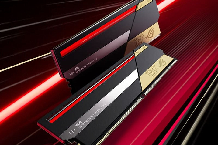 ASUS показала свои первые модули оперативной памяти ROG DDR5 RGB EDITION 20