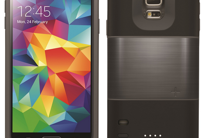 Представлен защитный чехол со встроенным аккумулятором для Galaxy S5