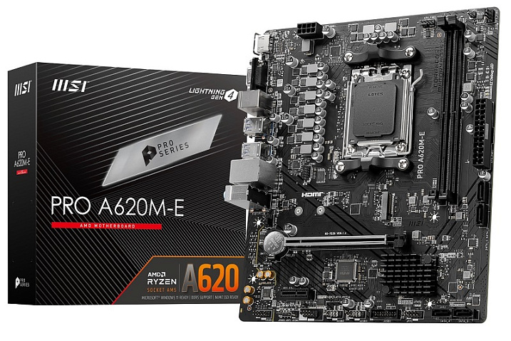 Партнеры AMD анонсировали материнские платы с чипсетом A620