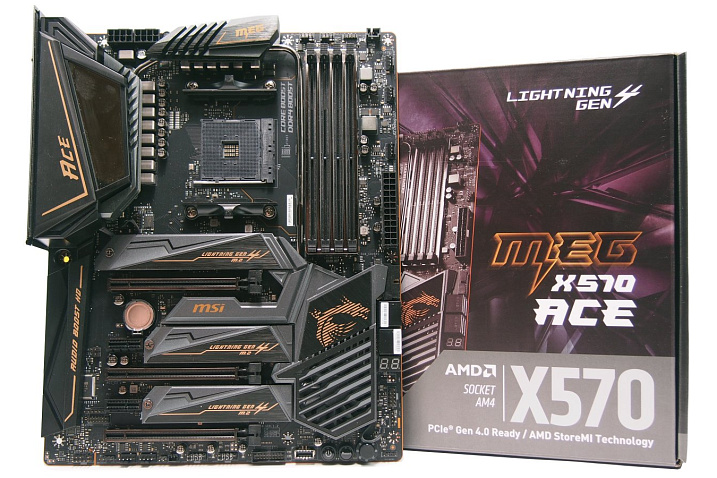 Обзор и тест материнской платы MSI MEG X570 ACE