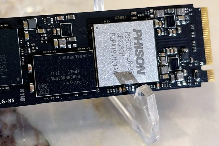 Phison показала свой лучший контроллер PS5028-E28 для SSD PCIe 5.0