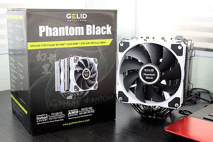 Обзор и тест процессорного кулера GELID Phantom Black
